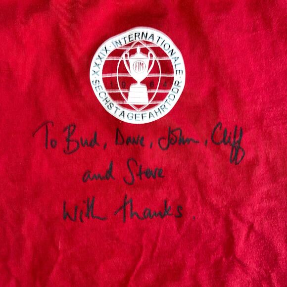 Triumph Motorcycles Biker y2k Short Sleeve graphic T-shirt size XL Red - Picture 4 of 9